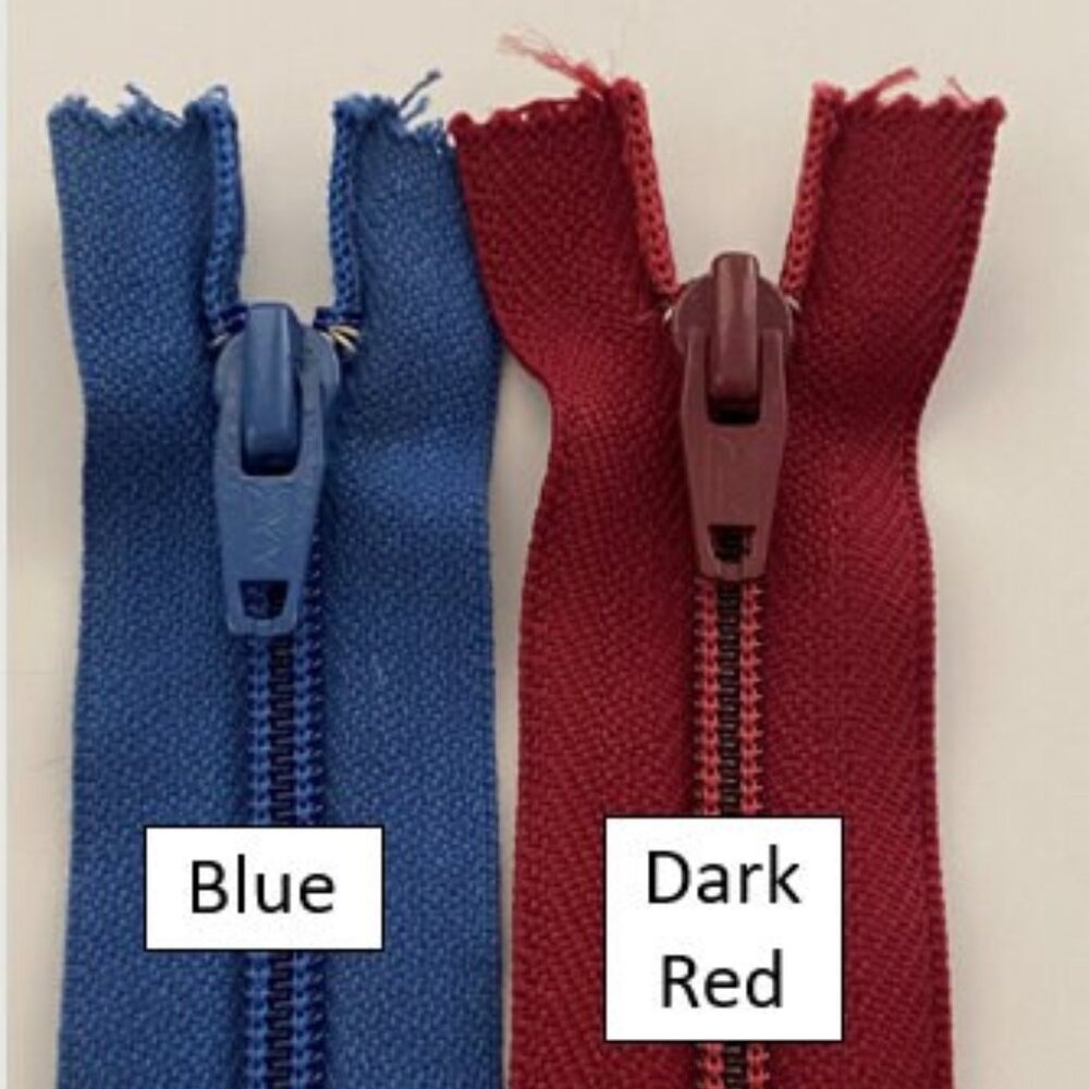 18" inch One-Way Non-Separating  size 5 Original YKK Zippers.
